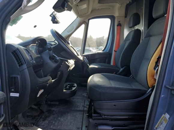 2021 Ram ProMaster Cargo Van with VIN 3C6MRVJG8ME535887, listed as a Copart auction lot 52833495 with 27,293 mi miles and Clean Title. Bid and sale history available at carsss.com. Image 7.