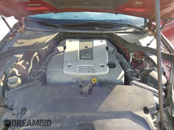 2015 Infiniti Q50 Premium with VIN JN1BV7AR3FM396669, listed as a IAAI auction lot 42007221 with 185,175 mi miles. Bid and sale history available at carsss.com. Image 10.