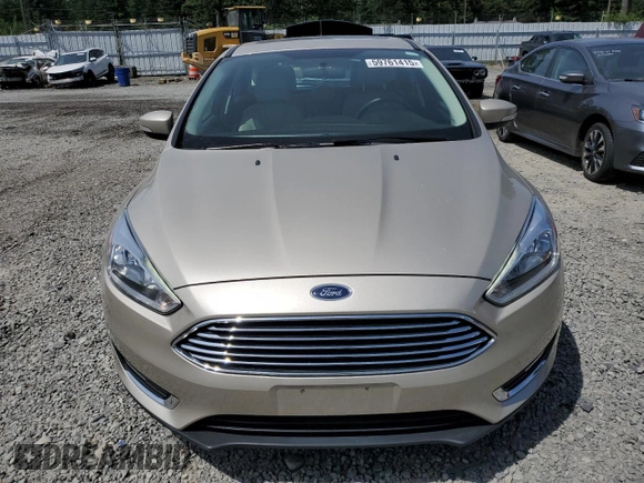 2017 Ford Focus Titanium with VIN 1FADP3N2XHL268174, listed as a Copart auction lot 59761415 with 53,522 mi miles and Salvage title. Bid and sale history available at DreamBid. Image 5.