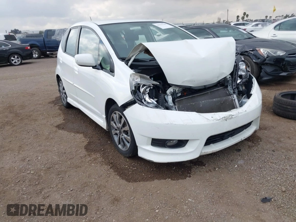 2012 Honda Fit Sport with VIN JHMGE8H59CC001907, listed as a IAAI auction lot 41532788 with 75,917 mi miles. Bid and sale history available at carsss.com. Image 1.