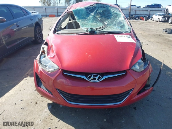 2016 Hyundai Elantra Value Edition with VIN KMHDH4AE3GU482716, listed as a IAAI auction lot 41891488 with 1 mi miles. Bid and sale history available at carsss.com. Image 6.