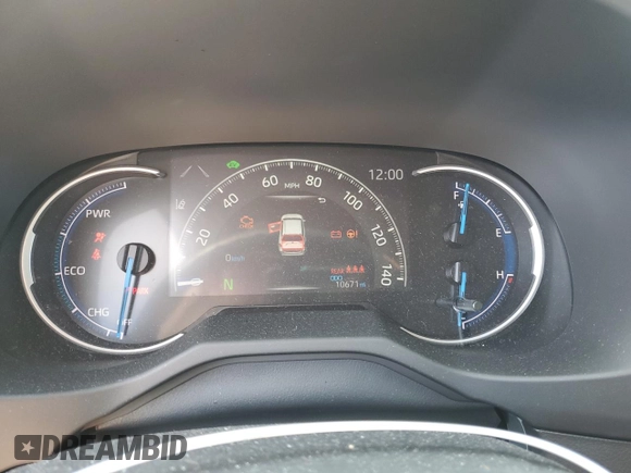2024 Toyota RAV4 Hybrid LE with VIN 2T3LWRFV3RW224830, listed as a Copart auction lot 64658805 with 10,671 mi miles and Clean title. Bid and sale history available at DreamBid. Image 9.