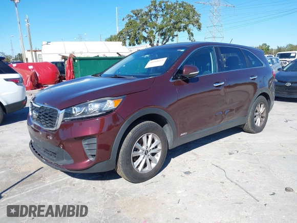 2020 Kia Sorento LX V6 with VIN 5XYPGDA50LG621118, listed as a IAAI auction lot 40988611 with 78,427 mi miles. Bid and sale history available at carsss.com. Image 2.