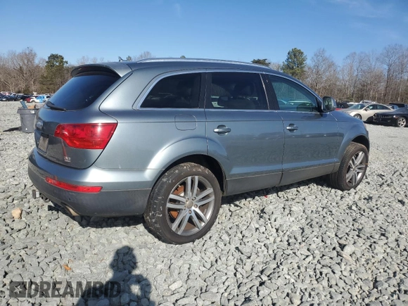 2008 Audi Q7 Premium with VIN WA1BY74L58D007894, listed as a Copart auction lot 87406794 with 103,583 mi miles and Salvage title. Bid and sale history available at DreamBid. Image 3.