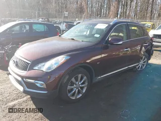 2017 Infiniti QX50 with VIN JN1BJ0RP6HM390079, listed as a IAAI auction lot 41413540 with 75,727 mi miles. Bid and sale history available at carsss.com. Image 2.