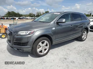 2013 Audi Q7 Premium Plus with VIN WA1LMAFE7DD000712, listed as a Copart auction lot 65729675 with 206,562 mi miles and Clean title. Bid and sale history available at DreamBid. Image 1.