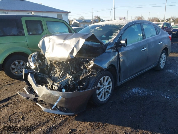 2018 Nissan Sentra SV with VIN 3N1AB7AP7JL644167, listed as a IAAI auction lot 41820912 with 65,900 mi miles. Bid and sale history available at carsss.com. Image 17.