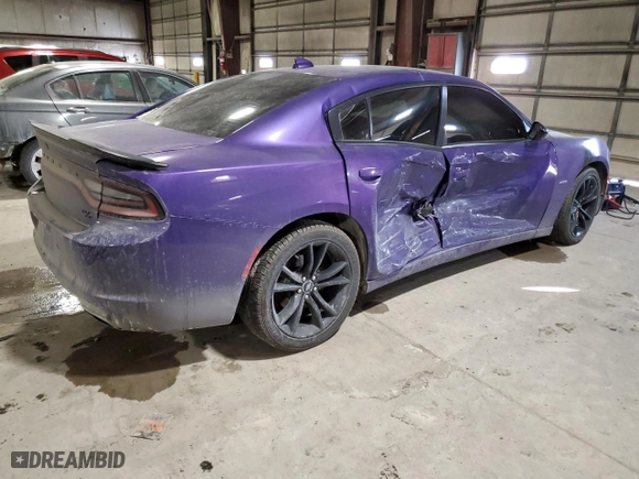 2018 Dodge Charger R/T with VIN 2C3CDXCT7JH290450, listed as a Copart auction lot 42595105 with 0 mi miles and Salvage Title. Bid and sale history available at carsss.com. Image 3.