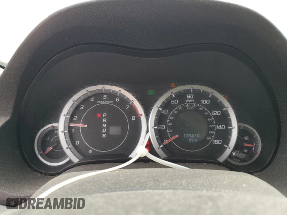 2012 Acura TSX Tech Pkg with VIN JH4CU2F62CC028957, listed as a Copart auction lot 50099255 with 129,410 mi miles and Salvage Title. Bid and sale history available at carsss.com. Image 9.
