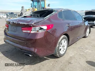 2018 Kia Optima LX with VIN 5XXGT4L33JG207050, listed as a IAAI auction lot 41857645 with 143,707 mi miles and . Bid and sale history available at DreamBid. Image 4.