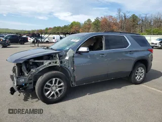 2020 Chevrolet Traverse LT with VIN 1GNEVHKW8LJ181541, listed as a Copart auction lot 56004605 with 62,084 mi miles and Salvage title. Bid and sale history available at DreamBid. Image 1.
