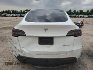 2021 Tesla Model Y Long Range z VIN 5YJYGDEE0MF299944, wystawiony jako Copart lot #55424295 z przebiegiem 54 698 mil mil oraz Szkoda całkowita • Salvage title. Historia ofert i sprzedaży dostępna na DreamBid. Obrazek 6.