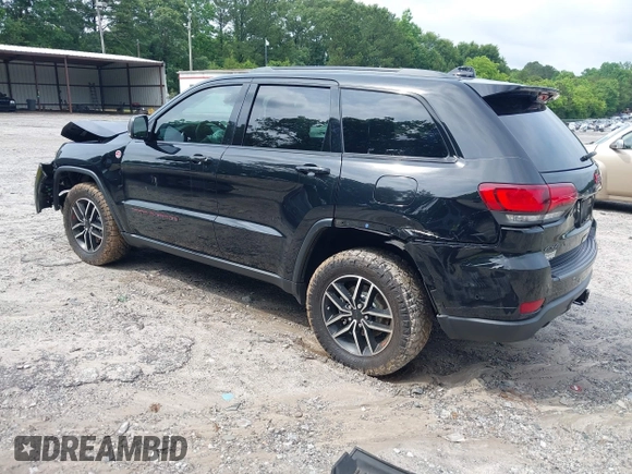 2020 Jeep Grand Cherokee Trailhawk with VIN 1C4RJFLG4LC387459, listed as a IAAI auction lot 42373820 with 55,492 mi miles and . Bid and sale history available at DreamBid. Image 3.