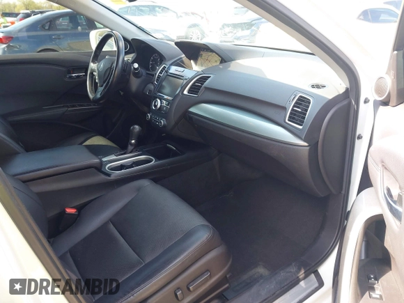 2017 Acura RDX w/Technology Pkg with VIN 5J8TB4H51HL014418, listed as a IAAI auction lot 42019773 with 125,965 mi miles. Bid and sale history available at carsss.com. Image 5.