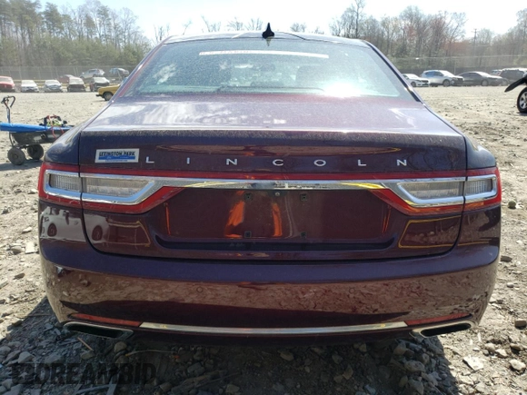 2019 Lincoln Continental Select with VIN 1LN6L9TK3K5600306, listed as a Copart auction lot 51040225 with 85,209 mi miles and Salvage Title. Bid and sale history available at carsss.com. Image 6.