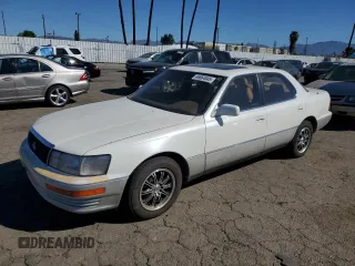 1991 Lexus LS z VIN JT8UF11EXM0063109, wystawiony jako Copart lot #46664045 z przebiegiem 397 132 mil mil oraz Czysty tytuł • Clean title. Historia ofert i sprzedaży dostępna na DreamBid. Obrazek 1.