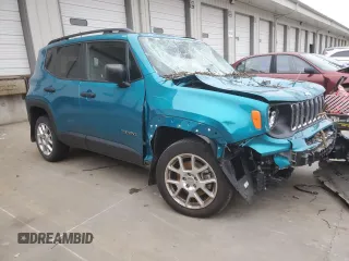 2021 Jeep Renegade Sport with VIN ZACNJDAB6MPM32261, listed as a Copart auction lot 85943614 with 85,212 mi miles and Non repairable. Bid and sale history available at DreamBid. Image 4.