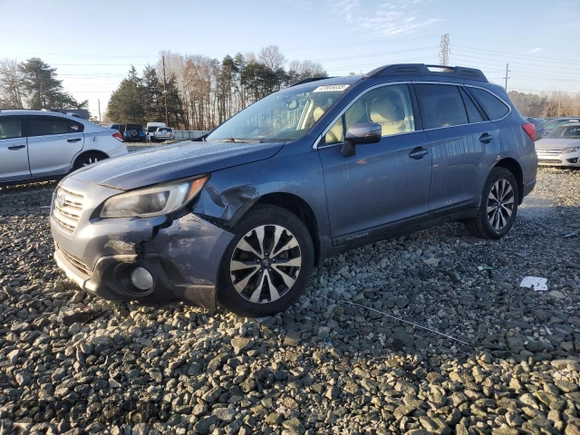 2015 Subaru Outback Limited z VIN 4S4BSBNC7F3273747, wystawiony jako Copart lot #43905655 z przebiegiem 113 188 mil mil oraz Szkoda całkowita • Salvage title. Historia ofert i sprzedaży dostępna na DreamBid. Obrazek 1.