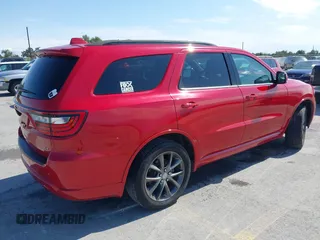 2018 Dodge Durango GT with VIN 1C4RDHDG3JC132980, listed as a IAAI auction lot 42219087 with 97,494 mi miles and . Bid and sale history available at DreamBid. Image 4.