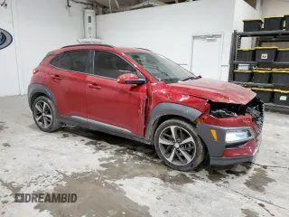 2018 Hyundai Kona Limited with VIN KM8K33A53JU099558, listed as a Copart auction lot 45492725 with 115,298 mi miles and Salvage Title. Bid and sale history available at carsss.com. Image 4.