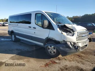 2018 Ford Transit Passenger XL with VIN 1FBZX2YM0JKB06321, listed as a Copart auction lot 79918364 with 123,656 mi miles and Salvage Title. Bid and sale history available at DreamBid. Image 4.