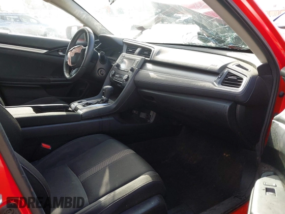 2018 Honda Civic LX with VIN 2HGFC2F58JH542199, listed as a IAAI auction lot 41707383 with 80,698 mi miles and . Bid and sale history available at carsss.com. Image 5.