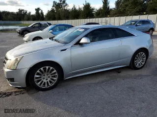 2011 Cadillac CTS Coupe with VIN 1G6DA1ED4B0133785, listed as a Copart auction lot 76066914 with 137,328 mi miles and Salvage Title. Bid and sale history available at carsss.com. Image 1.