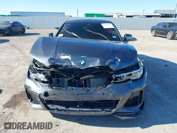 2020 BMW 3 Series M340i with VIN WBA5U7C04LFH15329, listed as a IAAI auction lot 41383675 with Not Provided miles. Bid and sale history available at carsss.com. Image 13.