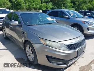2013 Kia Optima LX with VIN 5XXGM4A75DG225038, listed as a IAAI auction lot 42108738 with 219,264 mi miles. Bid and sale history available at carsss.com. Image 1.