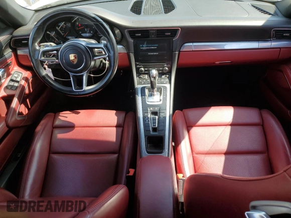 2018 Porsche 911 Carrera with VIN WP0CA2A90JS138078, listed as a Copart auction lot 57604435 with 32,841 mi miles and Salvage title. Bid and sale history available at DreamBid. Image 8.
