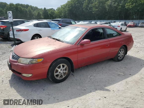 2002 Toyota Solara SE with VIN 2T1CE22P82C010837, listed as a Copart auction lot 69144004 with 93,688 mi miles and Non Repairable. Bid and sale history available at carsss.com. Image 1.
