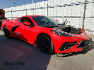 2020 Chevrolet Corvette 2LT with VIN 1G1Y72D43L5109530, listed as a Copart auction lot 72776364 with 13,618 mi miles and Salvage Title. Bid and sale history available at carsss.com. Image 4.