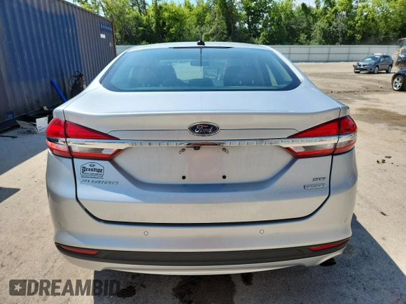 2017 Ford Fusion SE with VIN 3FA6P0HD3HR406255, listed as a Copart auction lot 63017785 with 94,992 mi miles and Clean title. Bid and sale history available at DreamBid. Image 6.