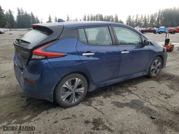 2020 Nissan LEAF SV with VIN 1N4AZ1CP0LC309145, listed as a Copart auction lot 41703305 with 30,819 mi miles and Salvage Title. Bid and sale history available at carsss.com. Image 3.