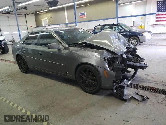 2006 Cadillac CTS with VIN 1G6DM57T160102180, listed as a Copart auction lot 46908735 with 163,335 mi miles and Salvage Title. Bid and sale history available at carsss.com. Image 4.