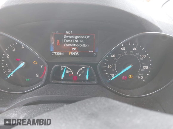 2019 Ford Escape SE with VIN 1FMCU0GD2KUA40307, listed as a IAAI auction lot 41791584 with 71,395 mi miles and . Bid and sale history available at carsss.com. Image 7.
