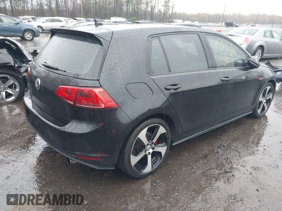 2015 Volkswagen GTI SE with VIN 3VW4T7AUXFM005650, listed as a IAAI auction lot 41971456 with 100,211 mi miles and . Bid and sale history available at DreamBid. Image 4.