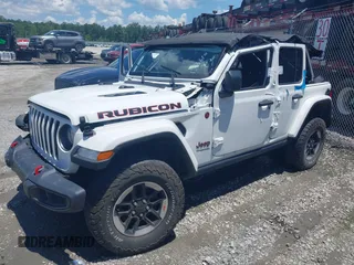 2022 Jeep Wrangler Unlimited Rubicon с VIN 1C4HJXFN4NW123610, выставлен на аукционе IAAI как лот 42499828 с пробегом 45 083 миль миль и . История ставок и продаж доступна на DreamBid. Изображение 2.