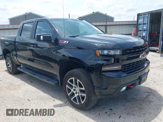 2019 Chevrolet Silverado 1500 LT Trail Boss with VIN 3GCPYFED5KG193055, listed as a IAAI auction lot 42071245 with 74,793 mi miles. Bid and sale history available at carsss.com. Image 1.