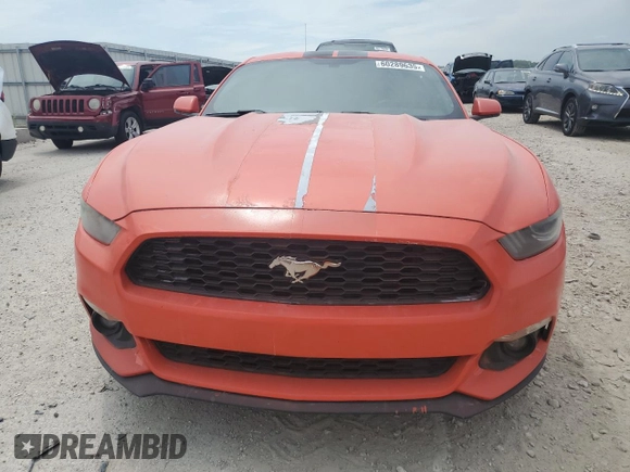 2016 Ford Mustang EcoBoost with VIN 1FA6P8TH8G5232130, listed as a Copart auction lot 60289635 with 63,264 mi miles and Salvage title. Bid and sale history available at DreamBid. Image 5.