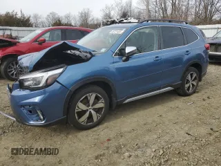 2021 Subaru Forester Touring with VIN JF2SKAXC2MH413569, listed as a Copart auction lot 45721455 with 33,381 mi miles and Salvage Title. Bid and sale history available at carsss.com. Image 1.