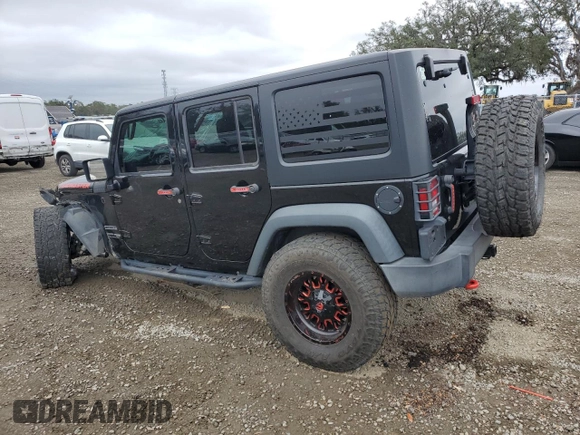 2018 Jeep Wrangler JK Unlimited Sport S with VIN 1C4BJWDG0JL818800, listed as a Copart auction lot 88286715 with 114,011 mi miles and Salvage Title. Bid and sale history available at carsss.com. Image 2.