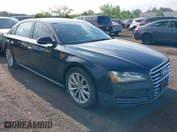 2011 Audi A8 with VIN WAURVAFD4BN018884, listed as a IAAI auction lot 42693000 with 116,952 mi miles and . Bid and sale history available at DreamBid. Image 6.