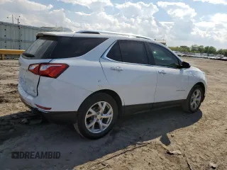 2020 Chevrolet Equinox Premier with VIN 3GNAXNEV8LS685127, listed as a Copart auction lot 57146455 with 48,879 mi miles and Salvage title. Bid and sale history available at DreamBid. Image 3.