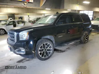2017 GMC Yukon SLT with VIN 1GKS2BKC1HR168554, listed as a Copart auction lot 42504845 with 0 mi miles and Salvage Title. Bid and sale history available at carsss.com. Image 1.