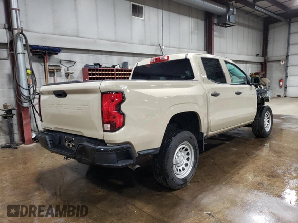 2023 Chevrolet Colorado 2WD Work Truck with VIN 1GCGSBEC5P1170656, listed as a Copart auction lot 63418815 with 13,440 mi miles and Clean title. Bid and sale history available at DreamBid. Image 3.