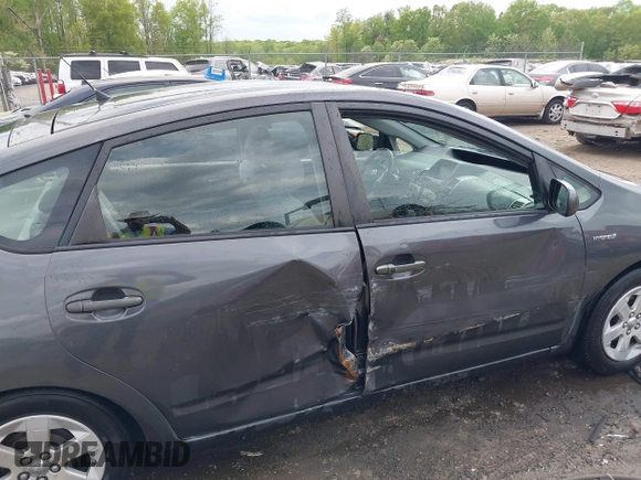 2007 Toyota Prius with VIN JTDKB20U573284607, listed as a IAAI auction lot 42099736 with 243,976 mi miles. Bid and sale history available at carsss.com. Image 6.