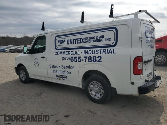 2018 Nissan NV SV with VIN 1N6AF0KY2JN814125, listed as a Copart auction lot 48872765 with 123,301 mi miles and Salvage Title. Bid and sale history available at carsss.com. Image 2.