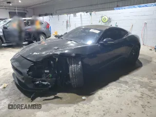 2018 Jaguar F-Type with VIN SAJD51EEXJCK51042, listed as a Copart auction lot 84990464 with 53,400 mi miles and Salvage Title. Bid and sale history available at DreamBid. Image 1.