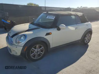 2012 MINI Convertible with VIN WMWZN3C52CT134185, listed as a Copart auction lot 48370125 with 109,743 mi miles and Clean Title. Bid and sale history available at DreamBid. Image 1.